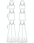 True Bias Zoey Dress, Sizes 0-18 - Paper Pattern