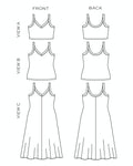 True Bias Zoey Dress, Sizes 14-32 - Paper Pattern